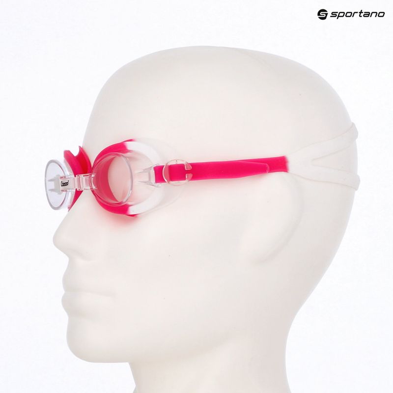 Occhialini da nuoto per bambini Cressi Starfish bianco/rosa 7