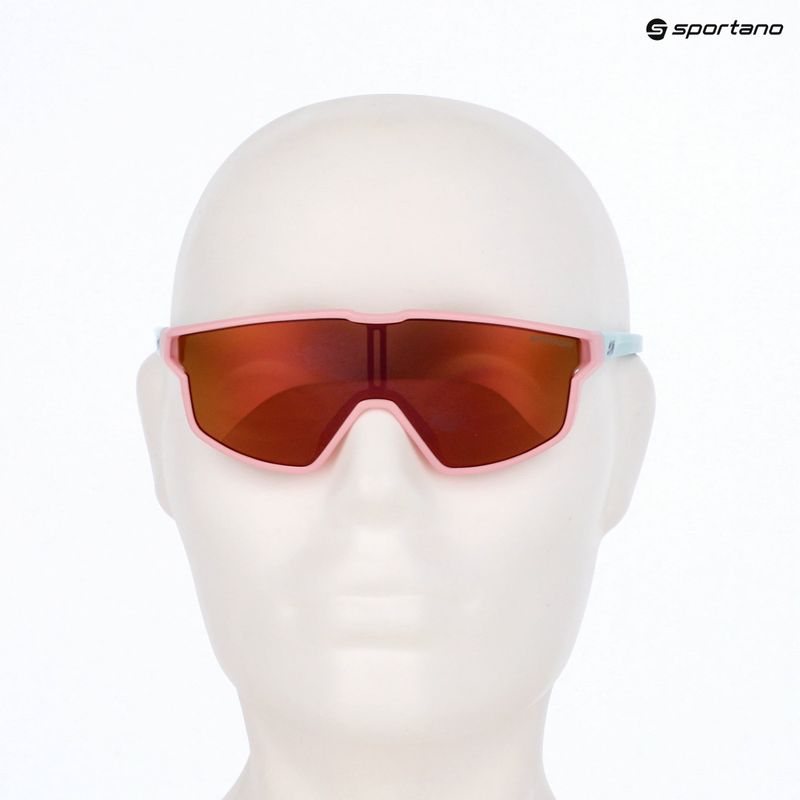 Occhiali da sole per bambini Julbo Fury Mini Spectron opaco rosa pastello/blu pastello/rosa flash 5