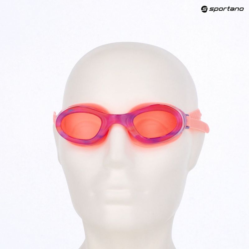 Occhialini da nuoto per bambini Speedo Futura Hydrospex Printed Jr pink lemonade chilly dye/vermillion 3