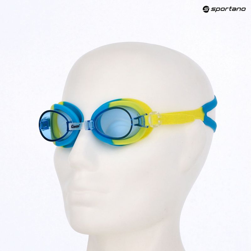 Occhialini da bagno per bambini Cressi Starfish verde/azzurro 7