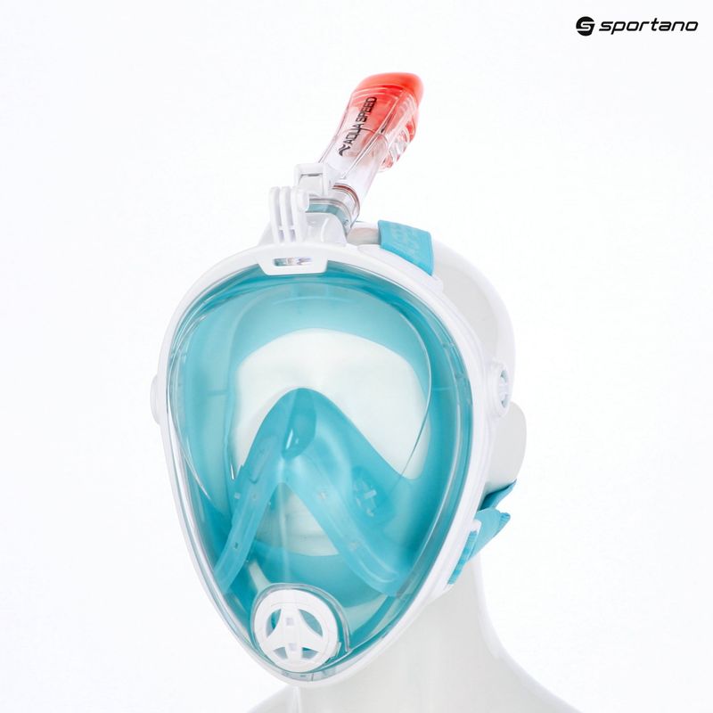 AQUA-SPEED Spectra 2.0 maschera integrale per snorkeling bianco/blu 6