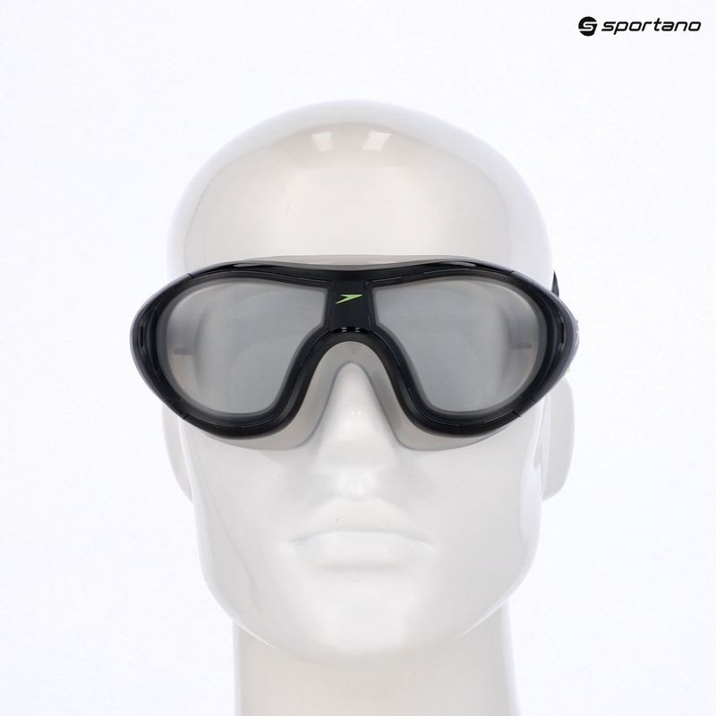 Speedo Biofuse 2.0 nero / acciaio maschera da nuoto 9