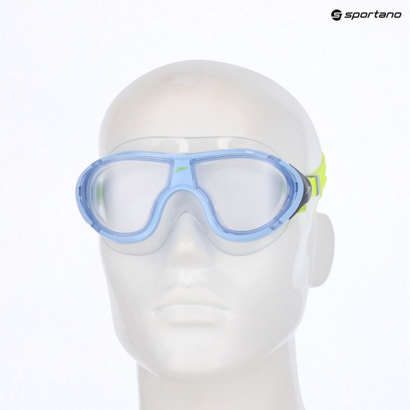 Maschera da nuoto per bambini Speedo Biofuse 2.0 pale purple/clear 9