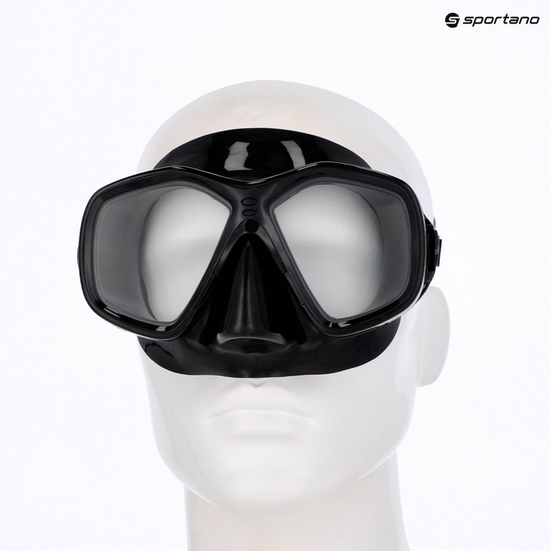 Maschera da snorkeling Mares Tapu black/black 3