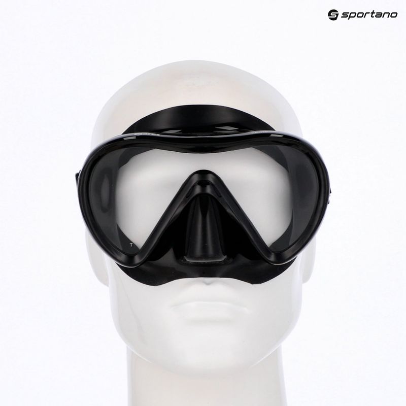 Maschera da snorkeling Mares Vento nero/nero 5