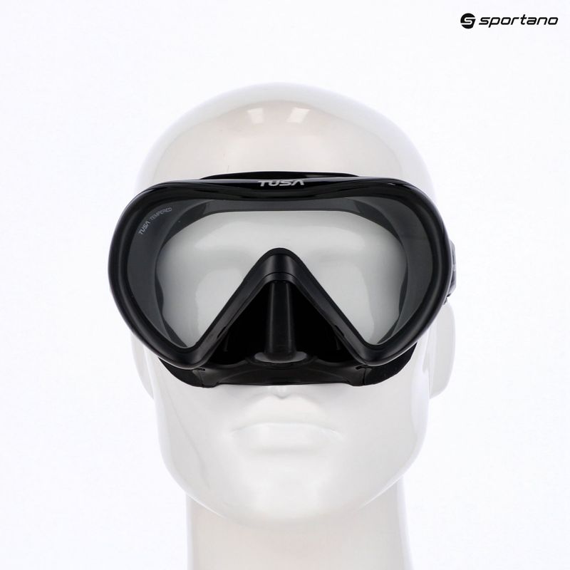 TUSA Ino maschera da snorkeling nera 3