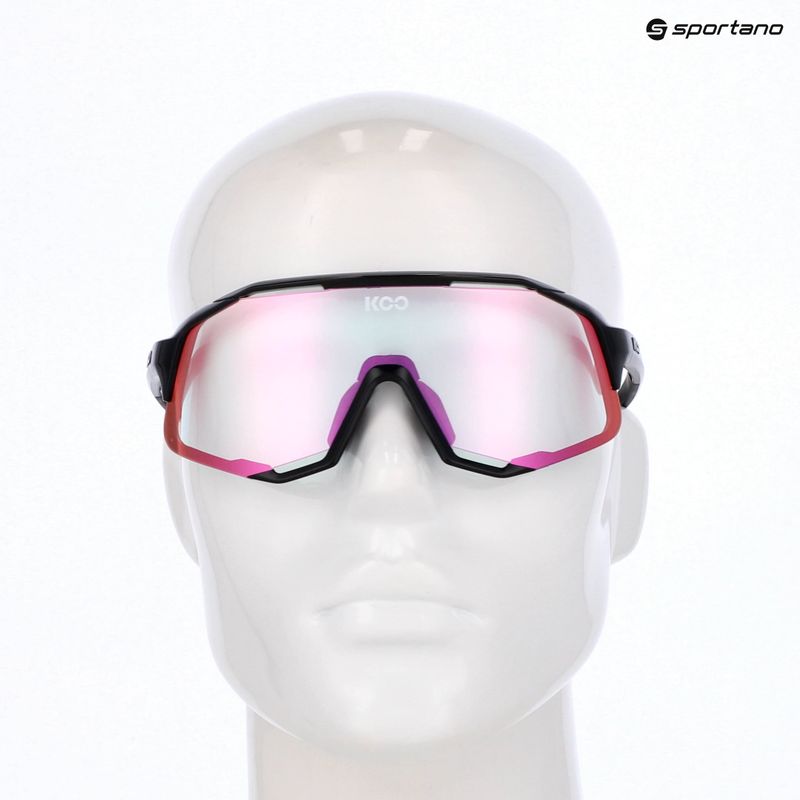 Occhiali da sole Koo Demos neri/fotocromatici fucsia 6