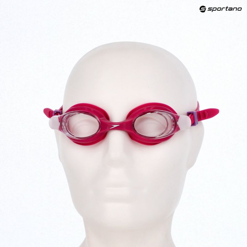 Occhialini da nuoto per bambini Speedo Skoogles blossom/electric pink/clear 3