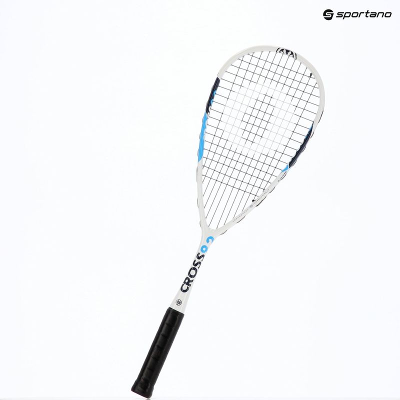 Racchetta da squash Oliver Cross 9.2 white/blue 11
