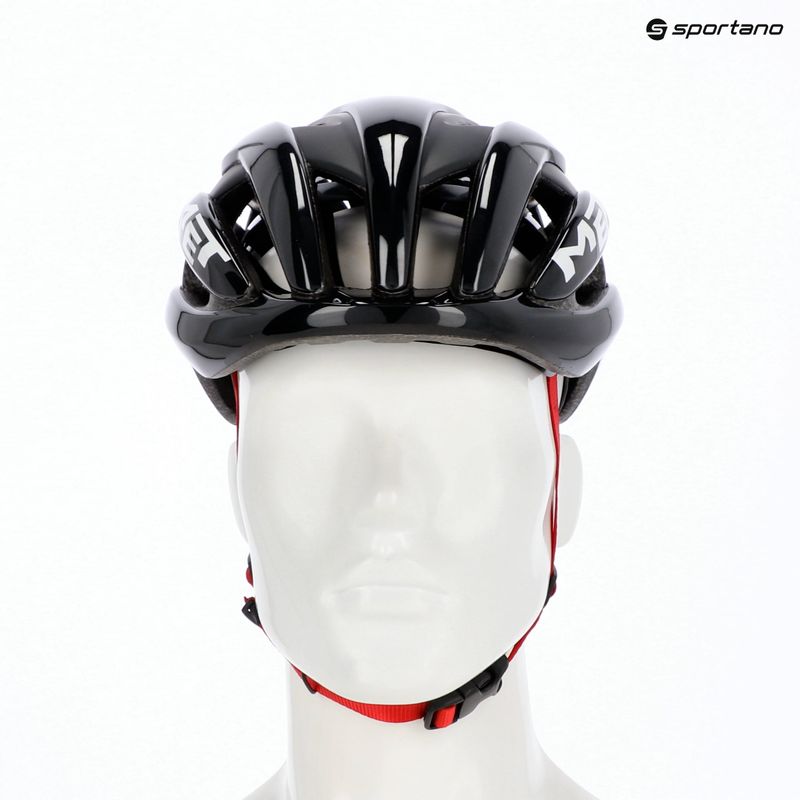 Casco da ciclismo MET Trenta Mips black/red glossy 14