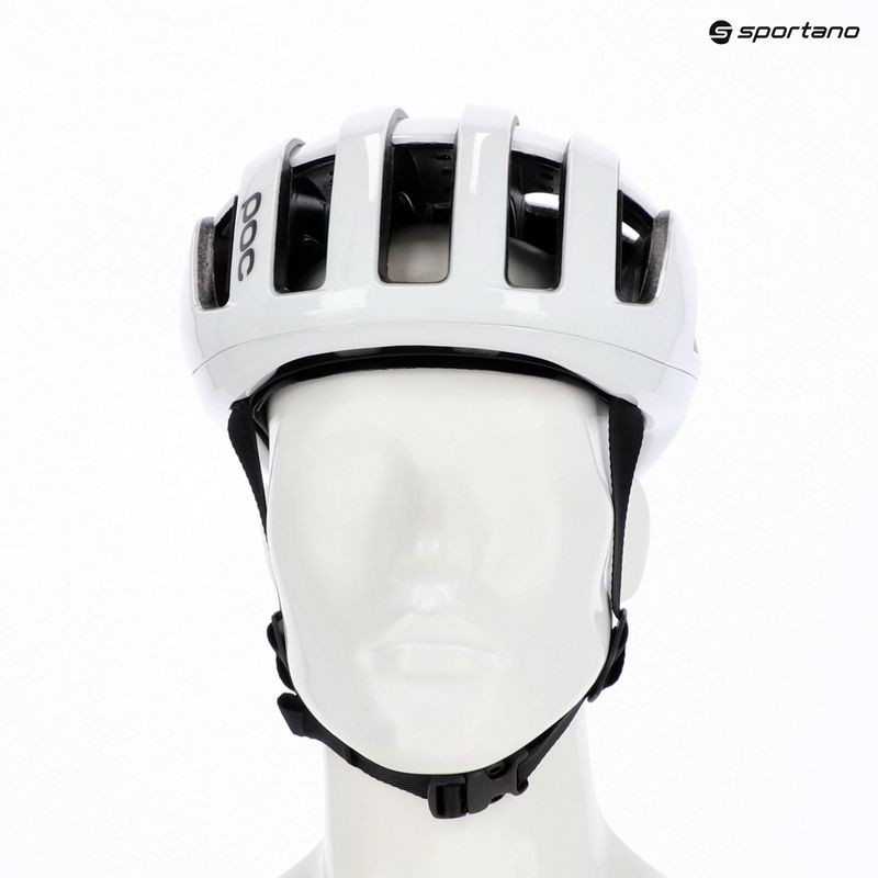Casco da ciclismo POC Cytal hydrogen white/uraniumb black matt with logo 6