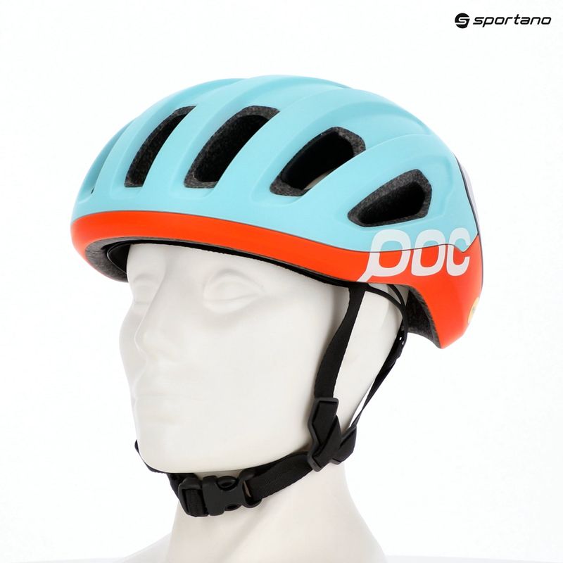 Casco da ciclismo POC Amidal indicolite blue matt/carnelian orange matt 13