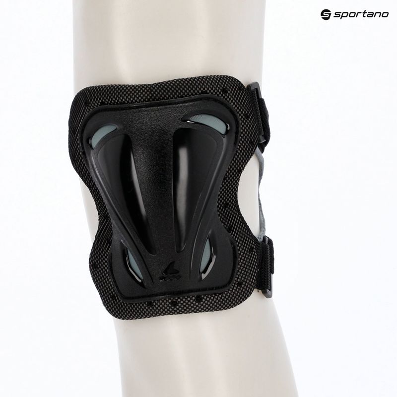 Rollerblade Skate Gear Protezioni per le ginocchia nere 5