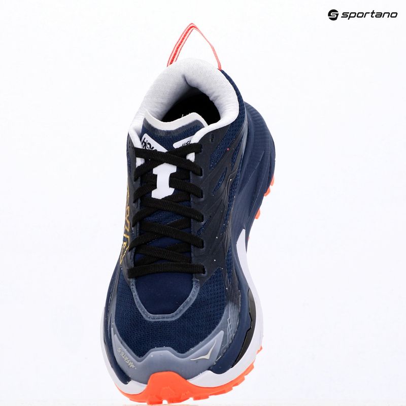 Scarpe da corsa da donna HOKA Mafate 5 midnight blue/starlight glow 18