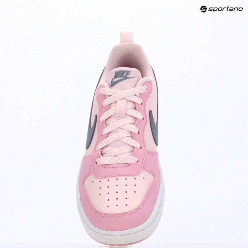 Scarpe Nike Court Borough Low Recraft pink foam/pink rise/white/ashen slate 16