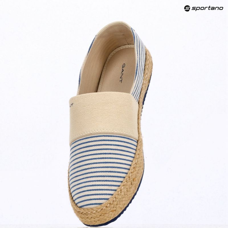Espadrillas da donna GANT Raffiaville blue/cream 16
