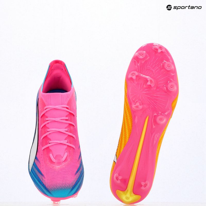 Scarpe da calcio PUMA Ultra 6 Pro FG/AG poison pink/puma white/sunstream/bright aqua/puma black 17