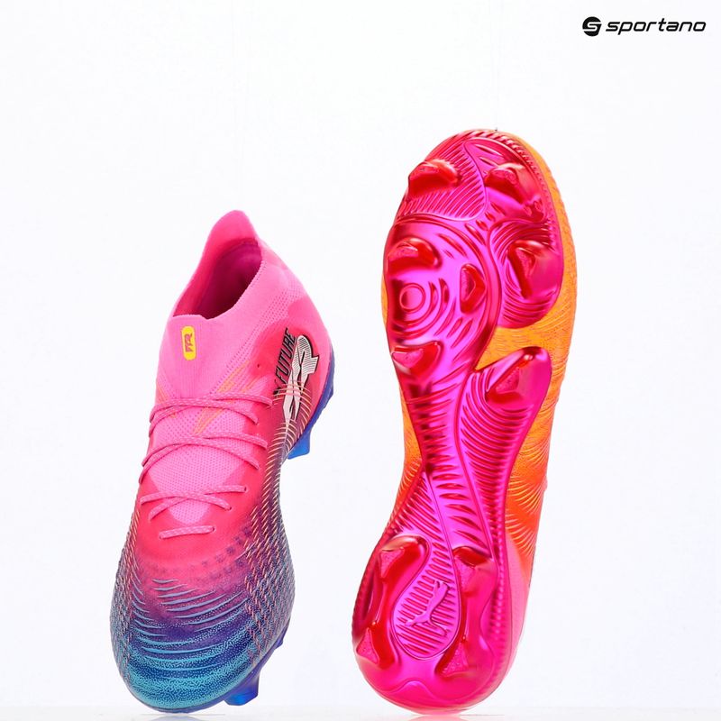 Scarpe da calcio PUMA Future 9 Ultimate FG poison pink/puma wht/sun stream/bright aqua/puma blk 15