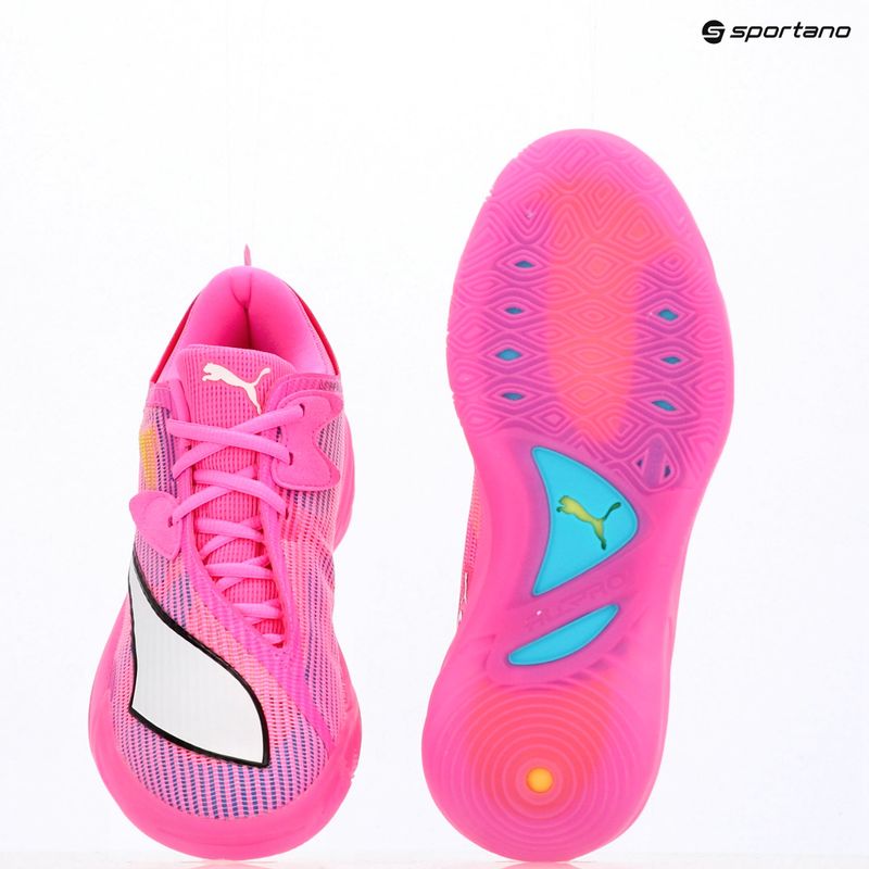 Scarpe da basket PUMA All-Pro NITRO 2 Showtime poison pink/bright aqua/lime squeeze 17
