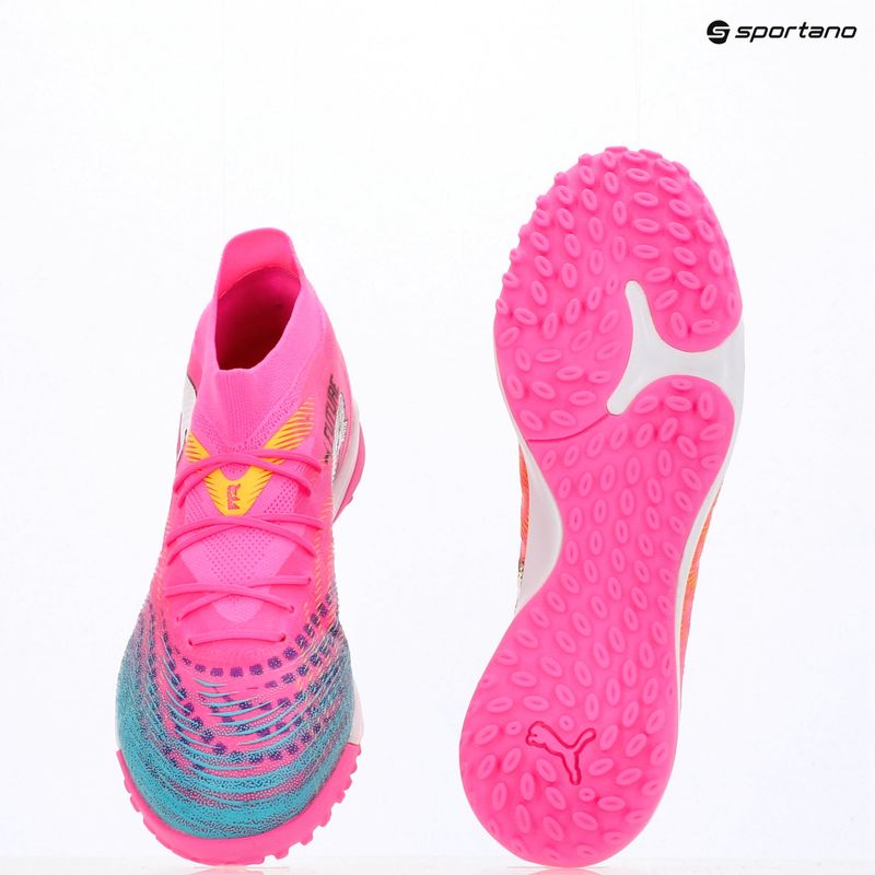 Scarpe da calcio PUMA Future 9 Match TT poison pink/puma wht/sun stream/bright aqua/puma blk 17
