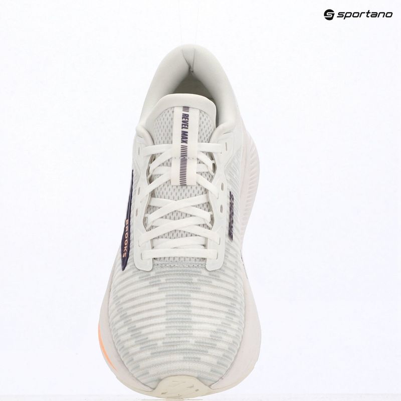 Scarpe da corsa donna Brooks Revel Max brightwhite/mulledgrape/peach 5