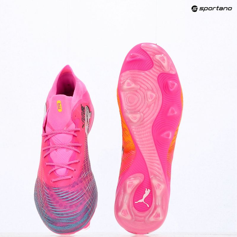 Scarpe da calcio PUMA Future 9 Fusion FG/AG poison pink/sun stream/bright aqua/puma white 15