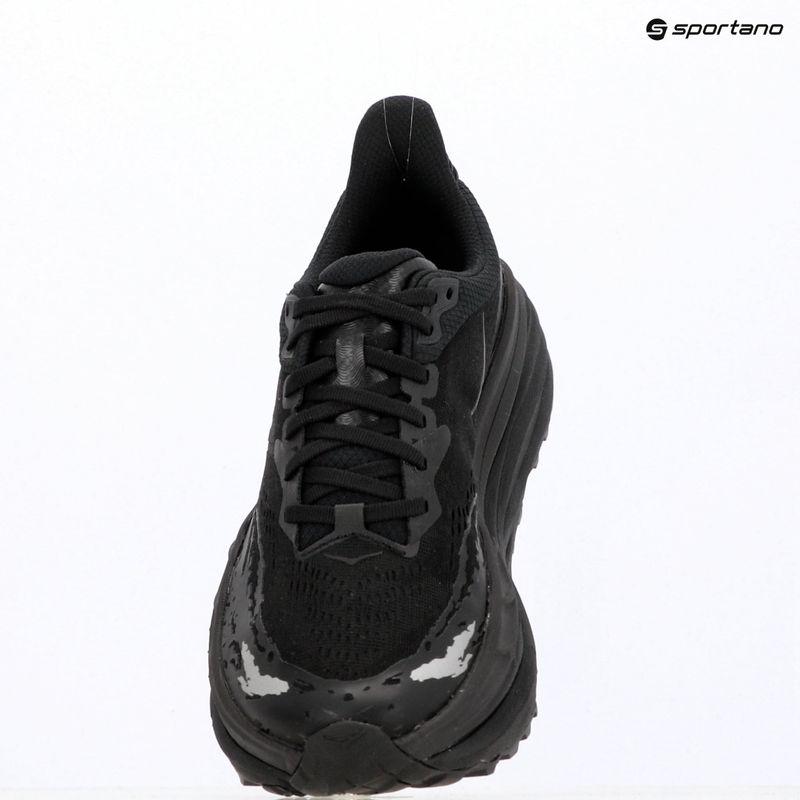 Scarpe da corsa uomo HOKA Stinson 7 black/black 10