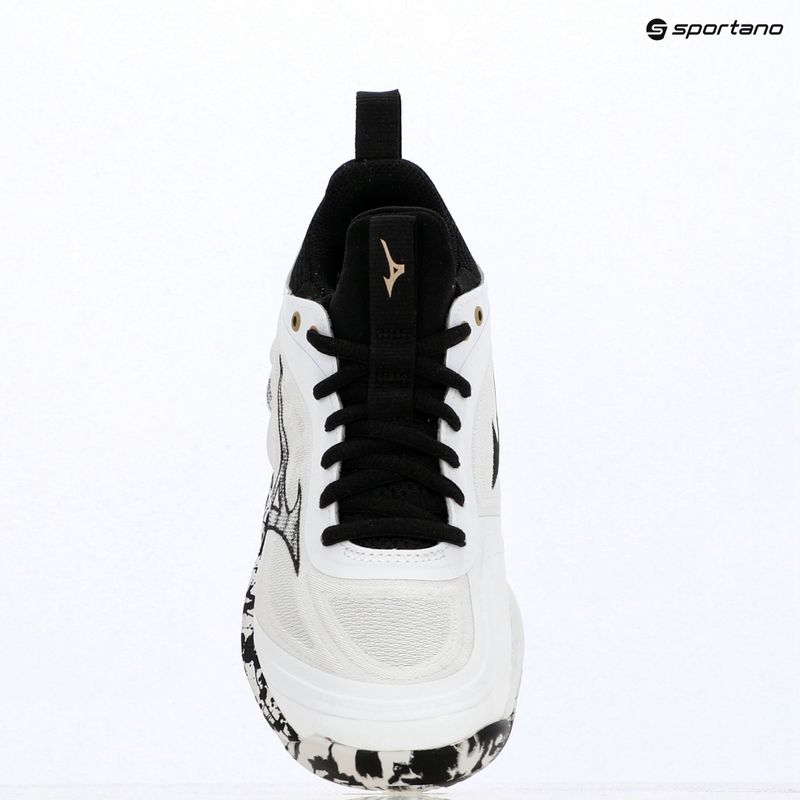 Scarpe da pallavolo Mizuno Wave Luminous 3 white/black/ge gold 7