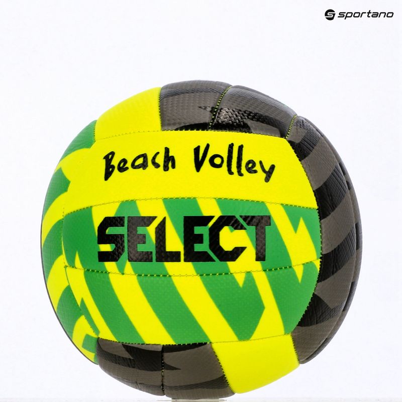 Palla da Beach Volley SELECT Beach Volley v24 giallo/nero taglia 5 4