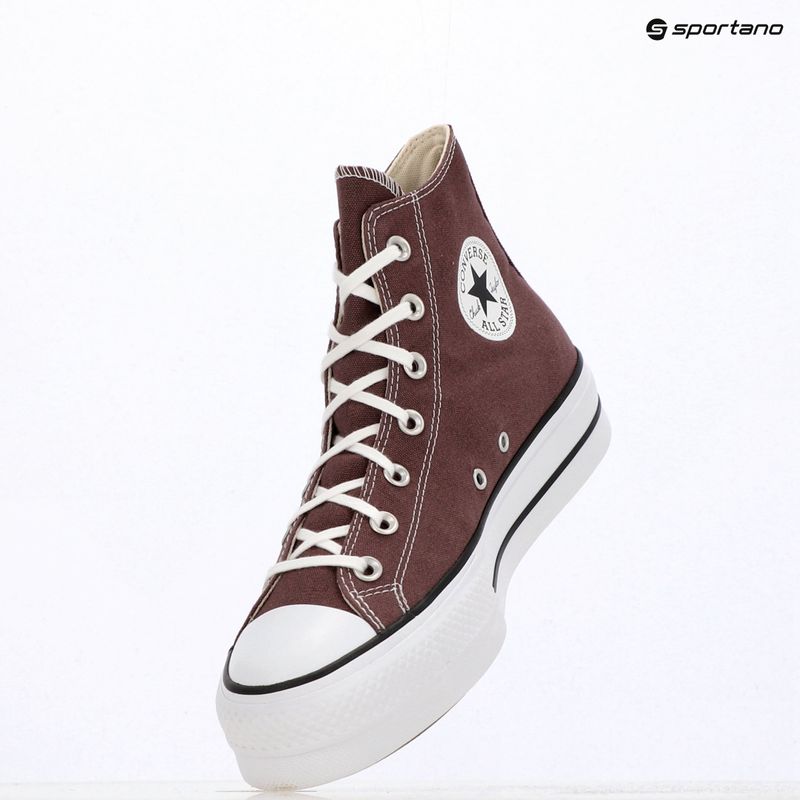 Sneakers da donna Converse Chuck Taylor All Star Lift Hi trail mixed/natural ivory 9
