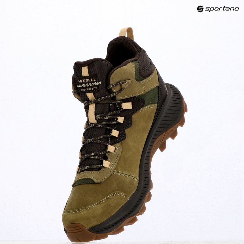 Scarpe da trekking uomo Merrell Speed Strike 2 Leather Mid Khaki 9