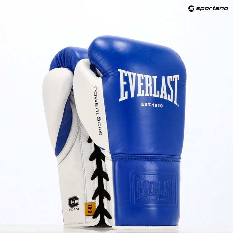 Guantoni da boxe Everlast Powerlock OG Pro Fight blue/white 7