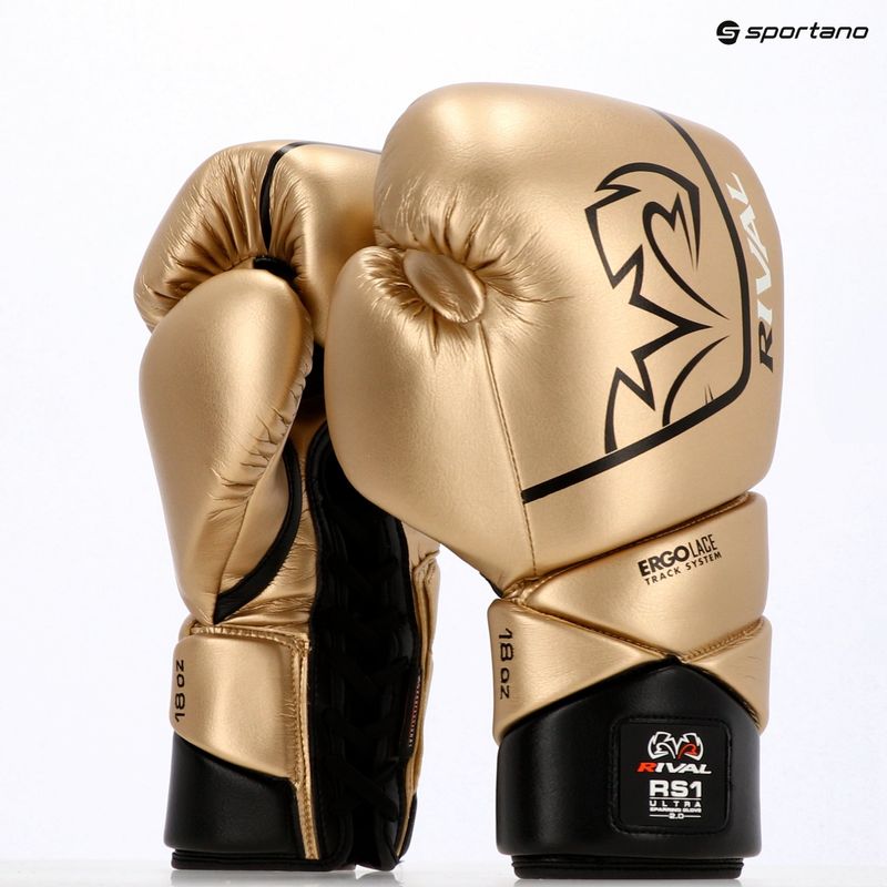 Guantoni da boxe Rival RS1 Ultra Sparring 2.0 gold 7