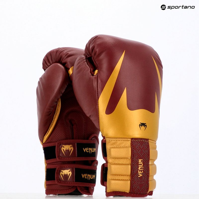 Venum Reverso Guanti da boxe rosso/oro 10
