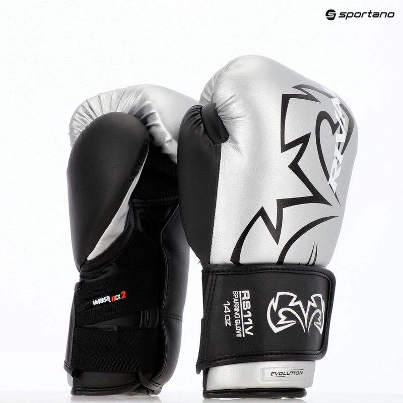 Guantoni da boxe Rival RS11V Evolution argento 5
