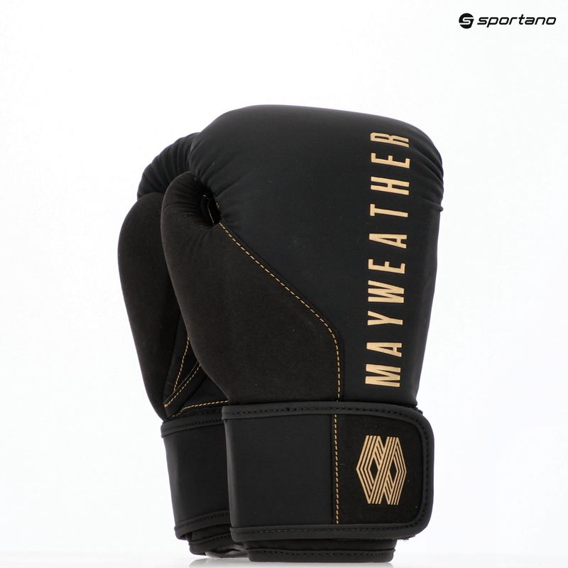 Guantoni da boxe Hayabusa Mayweather Champ nero/oro 8