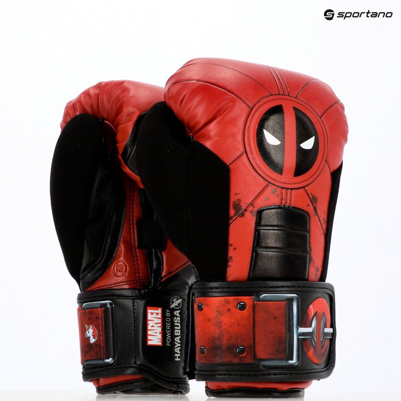 Guanti da boxe Hayabusa Deadpool rosso/nero 7