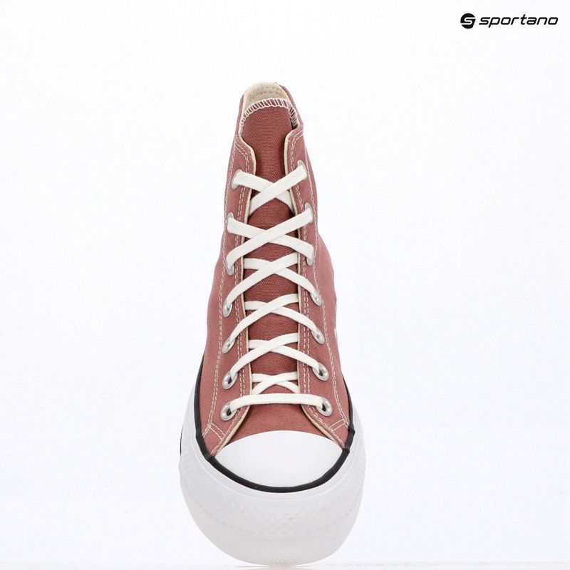 Sneakers da donna Converse Chuck Taylor All Star Lift Hi light saddle/natural ivory 9