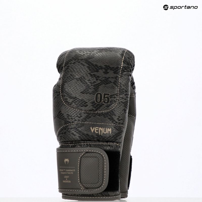 Guantoni da boxe Venum Impact Evo Scales Boxing dark grey 6