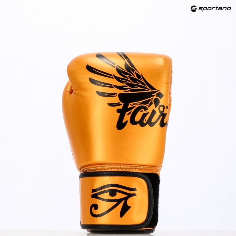 Fairtex Universal "Tight-Fit" Design Guantoni da boxe Falcon oro 6
