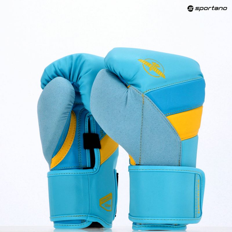 Guantoni da boxe Hayabusa T3 blu/giallo 8