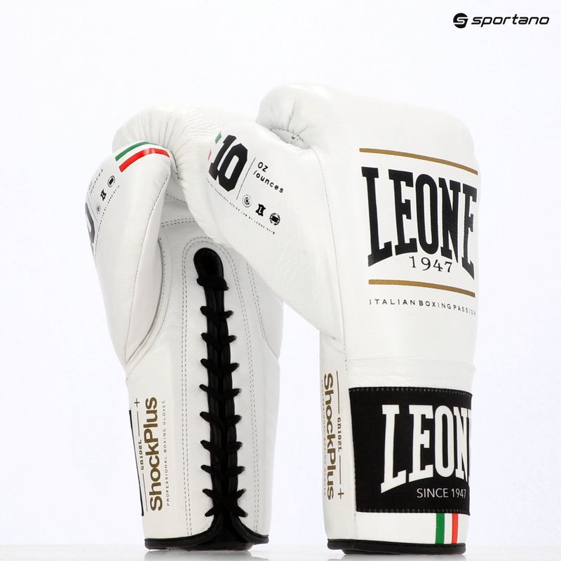 Guanti da boxe LEONE 1947 Shock Plus bianco 11