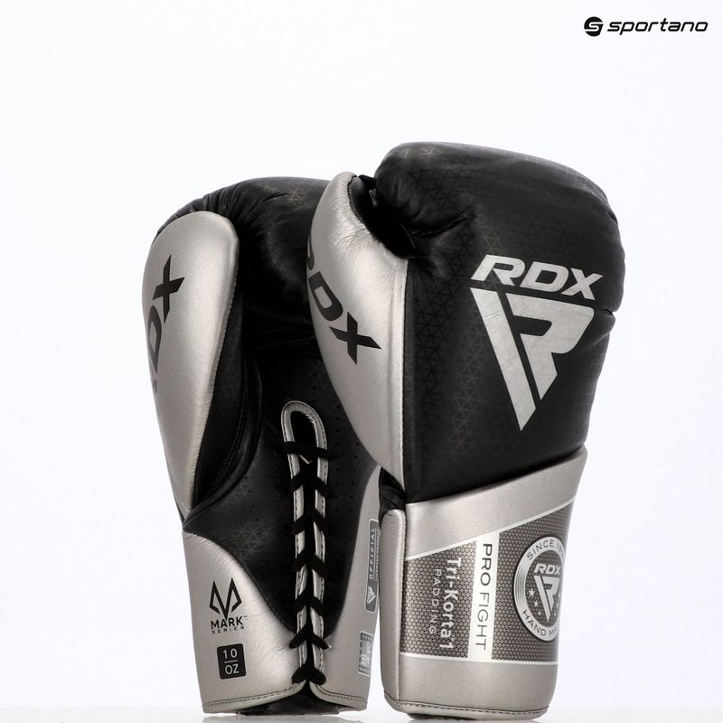Guanti da boxe RDX K1 Mark Pro Fight argento 13
