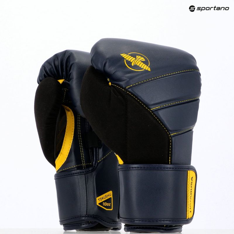 Guantoni da boxe Hayabusa T3 giallo/marino 8