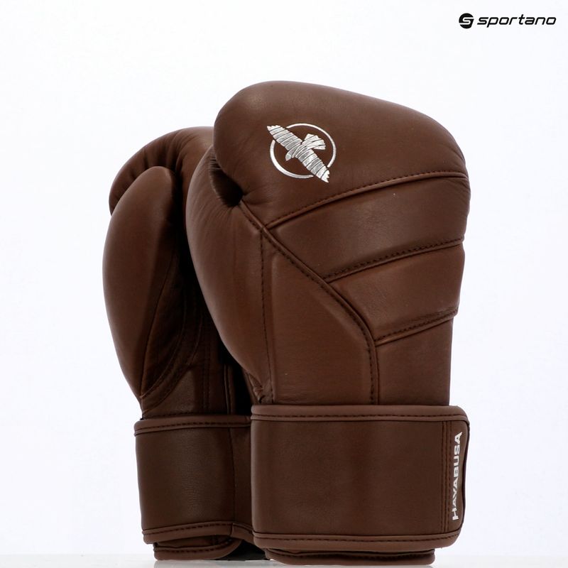 Guantoni da boxe Hayabusa T3 Kanpeki noce marrone 8