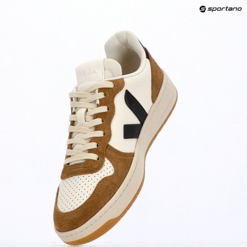 Scarpe da uomo VEJA V-10 Prime Leather pure/black/tent 5