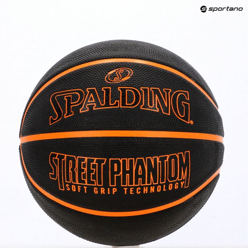 Spalding Phantom basket nero/arancio taglia 6 3