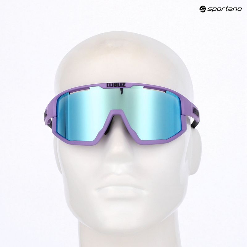 Occhiali da sole Bliz Fusion opachi viola/marrone/blu multi 8