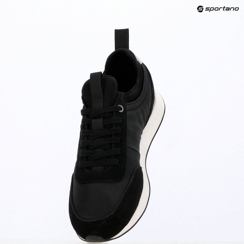 Scarpe da uomo Calvin Klein YM0YM01414 Retro Runner Sock Laceup Mix matte black/bright white 9
