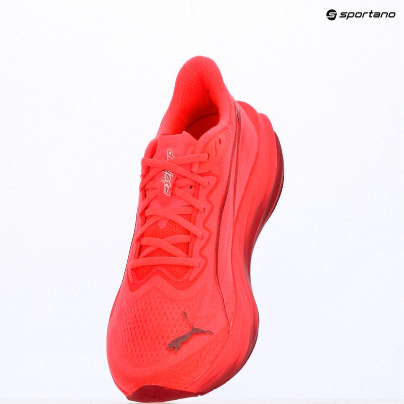 Scarpe da corsa uomo Puma Deviate Pure Nitro ultra red/red rhythm 9